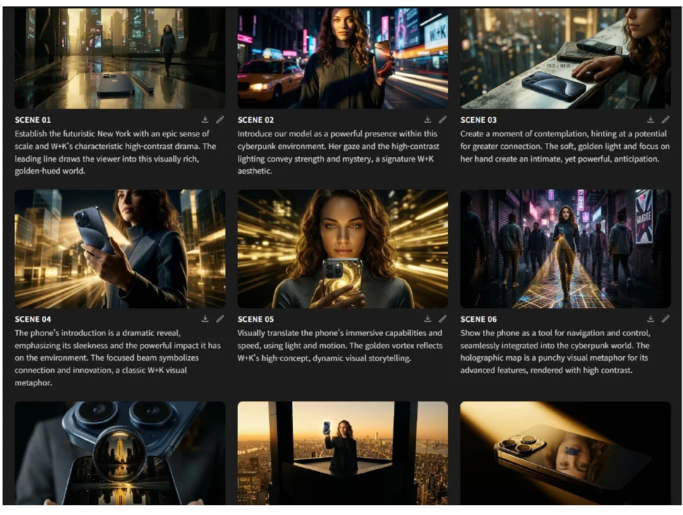 Review the 9-cut grid